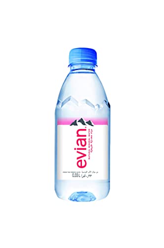 Image of Evian Eau Natural Mineral Water Bottle, 330 ml