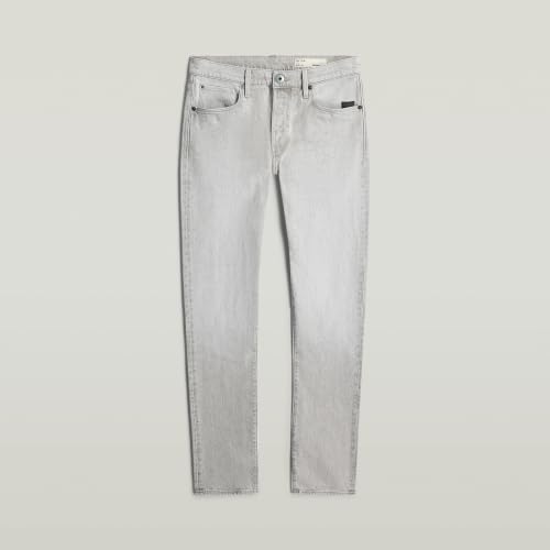 G-STAR Herren 3301 Slim Jeans, Grau (Beached Faded Dolomite Grey 51001-E206-H962), 32W / 30L – Ansicht 4
