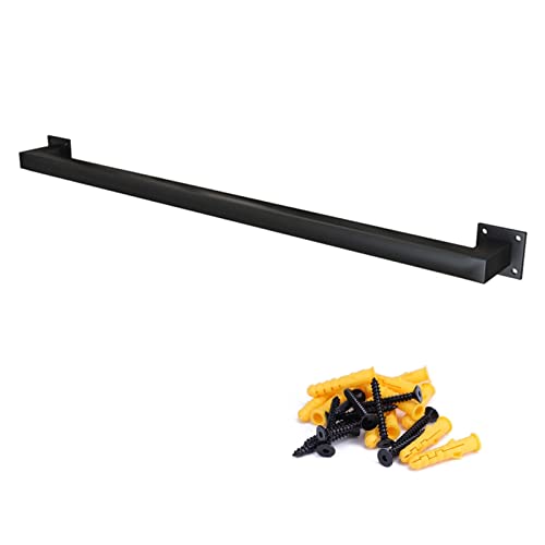 Rambarde d'escalier extérieure en acier galvanisé noir mat 390cm style industriel