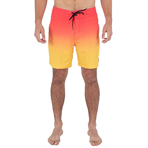Hurley MBS0011560H66232IN Men's Phantom Eco Classic 18 Inch Boardshort, MBS1560, Chaos Pink, 32 Waist Chaos Pink 32IN