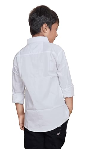 Image of Sky Pearl Boys Spread Collar Casual Full Sleeve Shirt