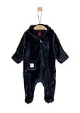  s.Oliver RED LABEL Unisex - Baby Kuscheliger Plüsch-Overall navy 62