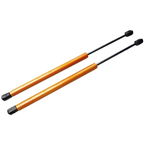 Vérins de capot avant en carbone orange amortisseurs de levage auto x2