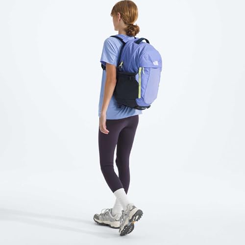 Image of The North Face Women's Recon Everyday Laptop Backpack - Commuter Travel Bag, 18 inch Laptop Sleeve, Water-Repellent, Periwinkle Glow /Summit Navy /Lemon Mist, One Size