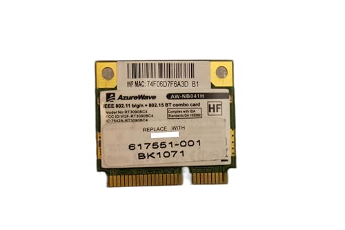 HP RT3090BC4 802.11B/G/N WLAN Bluetooth WIFI Mini PCIe Wireless Card 617551-001