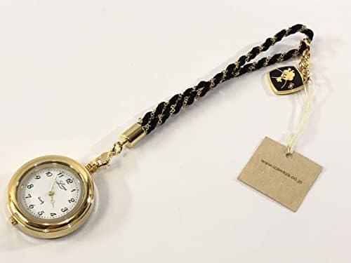 Amazon Co Jp 京都 井澤屋lamie 京七宝焼 クオーツ 懐中時計 うろこ 黒 ファッション