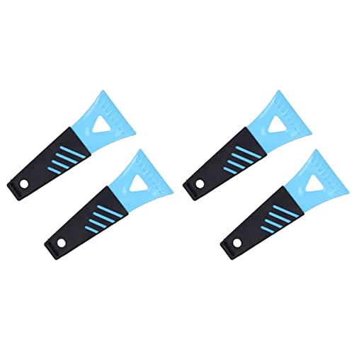 4 Pcs Mini Plastic Spatula Car Necessities Ice Scraper Mininfridge Windshield Snow Wiper Plastic Defroster Handheld Ice Snow Fridge Mini Snow Cleaning Tool Manual Snow Scraper Pp