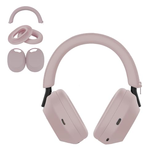 Coussinets Sony WH-1000XM5 protégés de la sueur grâce au kit de coques lavables Aiivioll