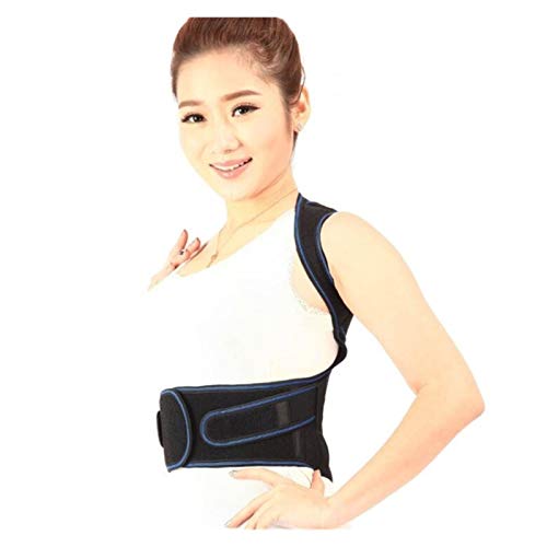 Correcteur de posture dos réglable gilet orthopédique de support noir X-Plus - 5
