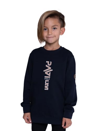 Blue Sweater Cotton 97% Elastane 3% for Kids Casual, Soft, Modern Design and Comfortable for Everyday Use.