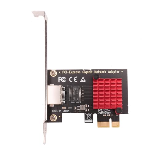 Tarjeta de red PCIe Gigabit 10/100/1000Mbps RJ45 adaptador de red cableado LAN miniatura 2