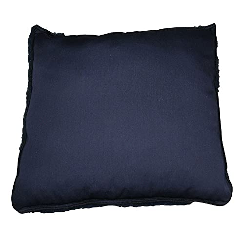 Coussin Aseptisé Ubio Carré Bleu Marine 44x44 cm pour un confort hygiénique au quotidien
