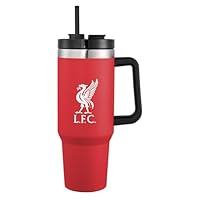 FOCO Offizielles Lizenzprodukt Liverpool FC Fußball Teamfarbe XL 1.1L/40oz Isoliert Reisebecher