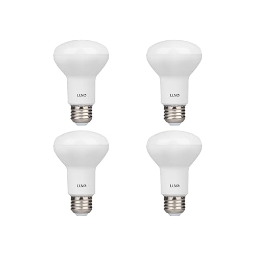 LUNO R20 Dimmable LED Bulb 6.5W (45W Equivalent) 455 Lumens 2700K (Soft White) Medium Base (E26) UL Listed (4-Pack)