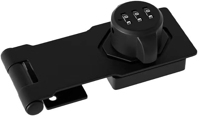 Miniatura 4 de Cerradura de cerrojo de combinación multifuncional, cerradura de combinación para gabinetes, buzones, puertas de granero, puertas florales para