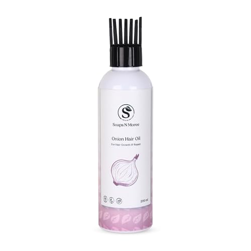 Image of Onion Oil for Hair Care Routine | Nourishing Scalp for Hair Strength & Healthy-Looking Growth | Helps Smooth Texture & Reduce Dryness | Lightweight Oil for Massage & Deep Conditioning
