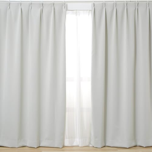 アイリスプラザ(IRIS PLAZA) カーテン 1級遮光 丈210cm 2枚組 UVカット率85% 【節電/省エネ】 洗濯機対応 リビング・寝室用 幅100cm×丈210cm 2枚セット クールホワイト アイリスプラザ(IRIS PLAZA) カーテン 1級遮光 丈210cm 2枚組 UVカット率85% 【節電/省エネ】 洗濯機対応 リビング・寝室用 幅100cm×丈210cm 2枚セット クールホワイト