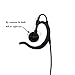 Reyinl Two-Way Radio Earpiece Compatible Midland Ear-Clip Headset for Midland Walkie Talkie Earpiece-2 Pack