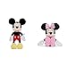 Simba Peluche Mickey Disney 35cm (6315874846) + Disney Minnie Peluche, Multicolor, 25Cm (6315874843)