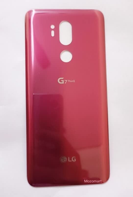 Mozomart Back Panel Glass with Logo Compatible for LG G7 Pink-image-21