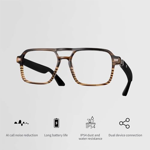 SANGSTRE Mozart Smart Audio Sunglasses Excellent Sound Quality Ultralight,Detachable Frame Front,Blue Light Blocking,Polarized UV400/Photochromic Lenses,Bluetooth Glasses for Men; Travel,Work,Meeting by SANGSTRE - Image 6