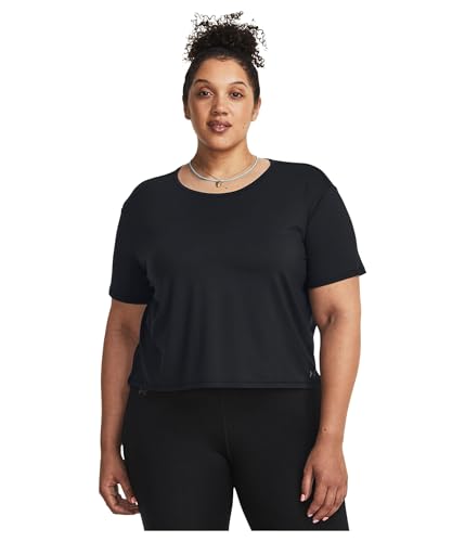 T-shirt Under Armour grande taille anti-frottement maillot de sport femme noir 1X