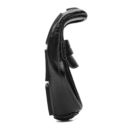 Loafers for Men Genuine Leather Stitching Detailed Round Toe Comfortable Resistant Flat Heel Casual Wedding Slip-On Boat Shoes3