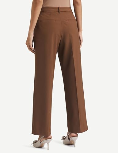 Symbol Premium Women's 'Desk-to-Dinner' Wide Leg 4-Way Stretch Formal Trousers (Flexi-Waist | Easy Care) (Available in Plus Sizes)
