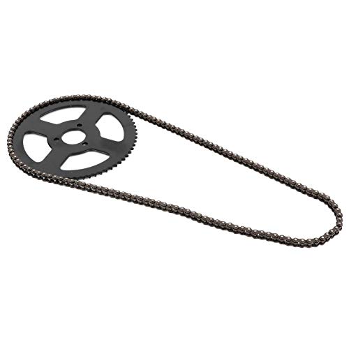 Juli GeschenkPocket Bike Ketten, Moto Chain, Hinten Zähne Kettenrad Motorräder, Stabil für Elektro Dreirad Mini Moto