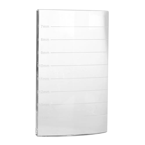 HAPINARY Eyelash Extension Template Card Glass Adhesive Pallet for Lash Adhesive Lash Extension Holder Makeup Tool