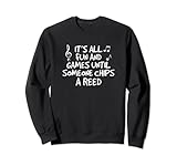 All Fun And Games Holzblas-Marschband, Geschenk Sweatshirt