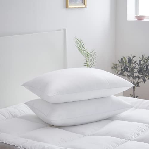 Acanva Bed Pillows 2 Pack, Hotel Collection, Standard, White
