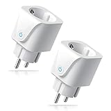 【Timer Funktion】Schalten Sie elektronische Geräte wie Kaffeemaschinen, Weihnachtsbäume, Luftbefeuchter, Lampen und elektrische Lüfter automatisch ein / aus, indem Sie eine bestimmte Zeit an der Timer-Steckdose einstellen. Die intelligente Steckdose kann die Lichter und die Ausrüstung auch automatisch mit dem Sonnenaufgang und dem Sonnenuntergang synchronisieren, um die voreingestellte Zeit einzustellen.