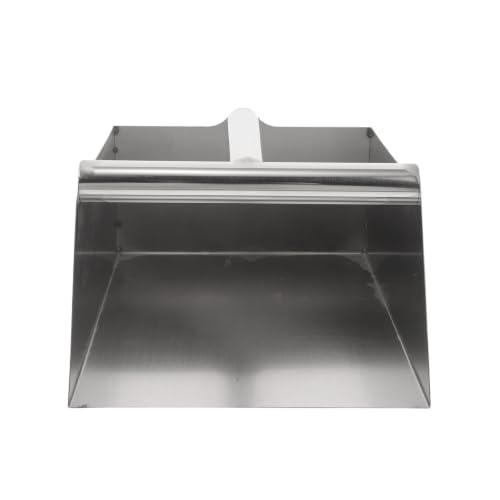 Pala para granos de 3.5L en acero inoxidable con base plana antivuelco