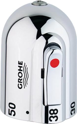 GROHE Temperaturwählgriff (Original Ersatzteil, Langlebig, Robust, Herstellergarantie: 5 Jahre), Chrom, 47352000