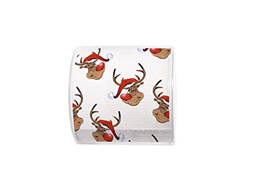 1 Toilettenpapier Weihnachten Rudolph Rentier 200 Blatt, 3-lagig