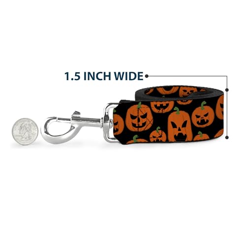 Sangle Jack O Lantern robuste orange et noire 3,8 cm de large - 7