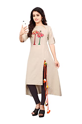Image of Leriya Fashion Women's Cotton Anarkali Kurta