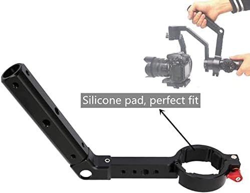 Miniatura 4 de Soporte de anillo para el cuello, accesorios estabilizadores de cámara, mango de extensión conectado, mango invertido para Zhiyun Crane 2 Feiyu