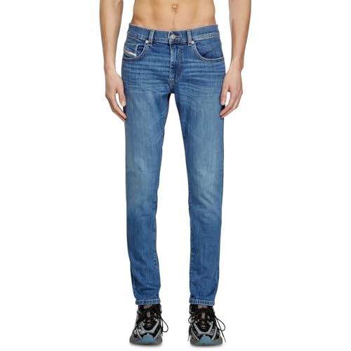 Image of Diesel Mens 2019 D-strukt | Medium waist slim fit with stretch denim comfort