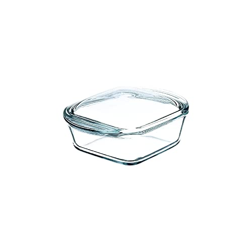 Simax Casserole Dish For Oven: Mini Glass Baking Dish With Lid â€“ Small, Personal Sized Bakeware and Cookware - Great for Storage â€“ Microwave, Oven, And Dishwasher Safe Borosilicate Glass Dish â€“ 10 Oz.