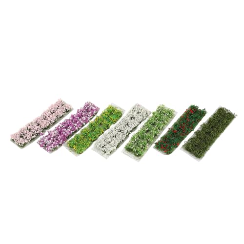 Plantes et Fleurs Miniatures en Résine pour Sublimer votre Micro-Paysage de Train