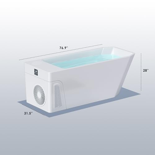 Image of Deeptime Smart Ice Bath Tub Gen3 with Chiller Smart Cold Therapy White