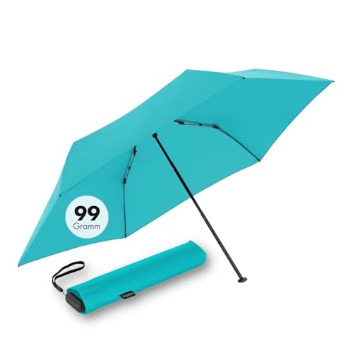 Doppler Ombrello tascabile Zero, 99 Flat I Ultra Leggero Ombrello Piccolo, Mini Ombrello, Facile da Aprire I Piatto & Compatto, Ombrello tascabile Antivento
