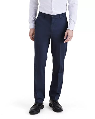 DOCKERS® Men's Signature Khaki Straight Fit Iron Free with Stain Defender®, Navy Blazer, 38W x 32L - image 1