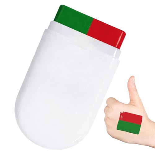 Pintura facial para fãs de futebol: Pintura de longa duração, não tóxica para a copa do mundo 2026, facial para eventos desportivos, para adolescentes
