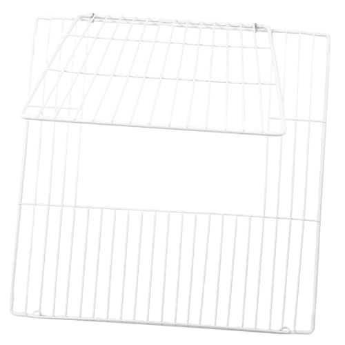 BESPORTBLE DIY Dog Crate Fence Door Iron Mesh Pet Gate for Indoor Outdoor Small Animal Cage Accessory