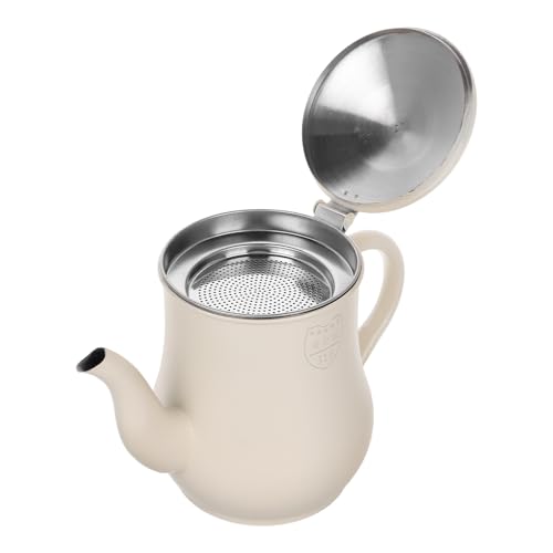 BESPORTBLE Recipiente Colador de Aceite y Grasa de Acero Inoxidable Robusto Sistema de Drenaje, Indicado para Cocinar y Conservar Aceite el Hogar