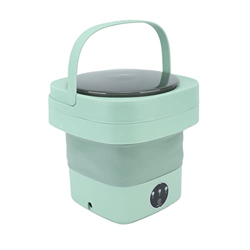Mini Lavadoras, Plegable Portátil 6.5l Lavadoras Eléctricas Con Secadora, Pequeño Lavadora De Ropa Interior Automática De Cubo Compacto Para Viajes, Dormitorios, Casa Verde Mini Lavadoras, Plegable Portátil 6.5l Lavadoras Eléctricas Con Secadora, Pequeño Lavadora De Ropa Interior Automática De Cubo Compacto Para Viajes, Dormitorios, Casa Verde