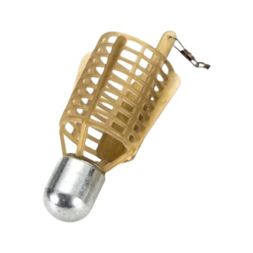 釣り餌フィーダールアーホルダートラップケージバスケット餌アイアンヘッドツールアクセサリー使いやすい釣りビーズフィーダー